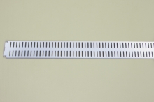 Перфорированная панель 60 x 6 см на 2 ряда  ( белый)